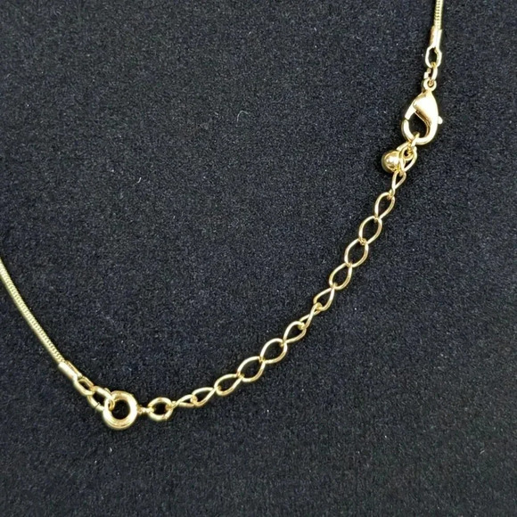 (2/$20) Vintage Avon Pink Rhinestone Pendant Necklace - Picture 4 of 6